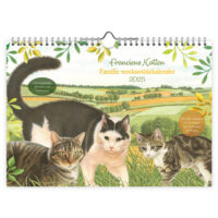 Franciens Katten Familieweeknotitiekalender OBLONG 2025