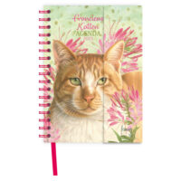 Franciens Katten Luxe spiraalagenda met magneetsluiting ARTHUR 2025