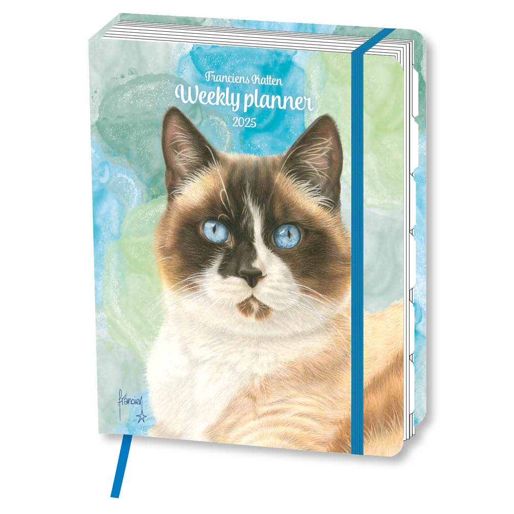 Franciens Katten Luxe weekly planner SJORS 2025