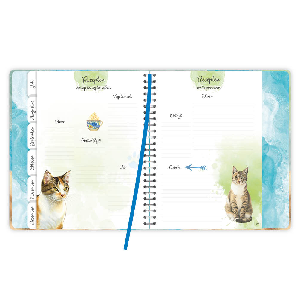 Franciens Katten Luxe weekly planner SJORS 2025