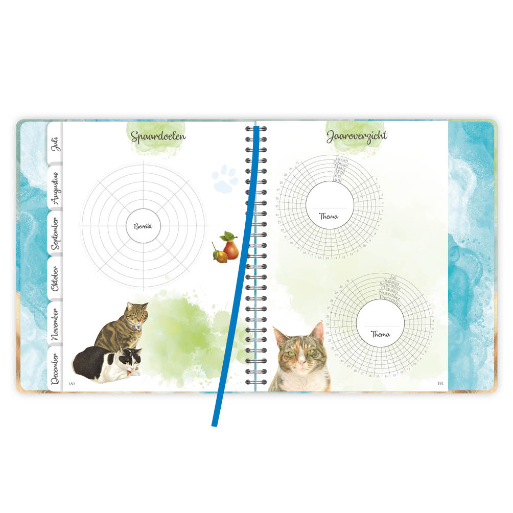 Franciens Katten Luxe weekly planner SJORS 2025